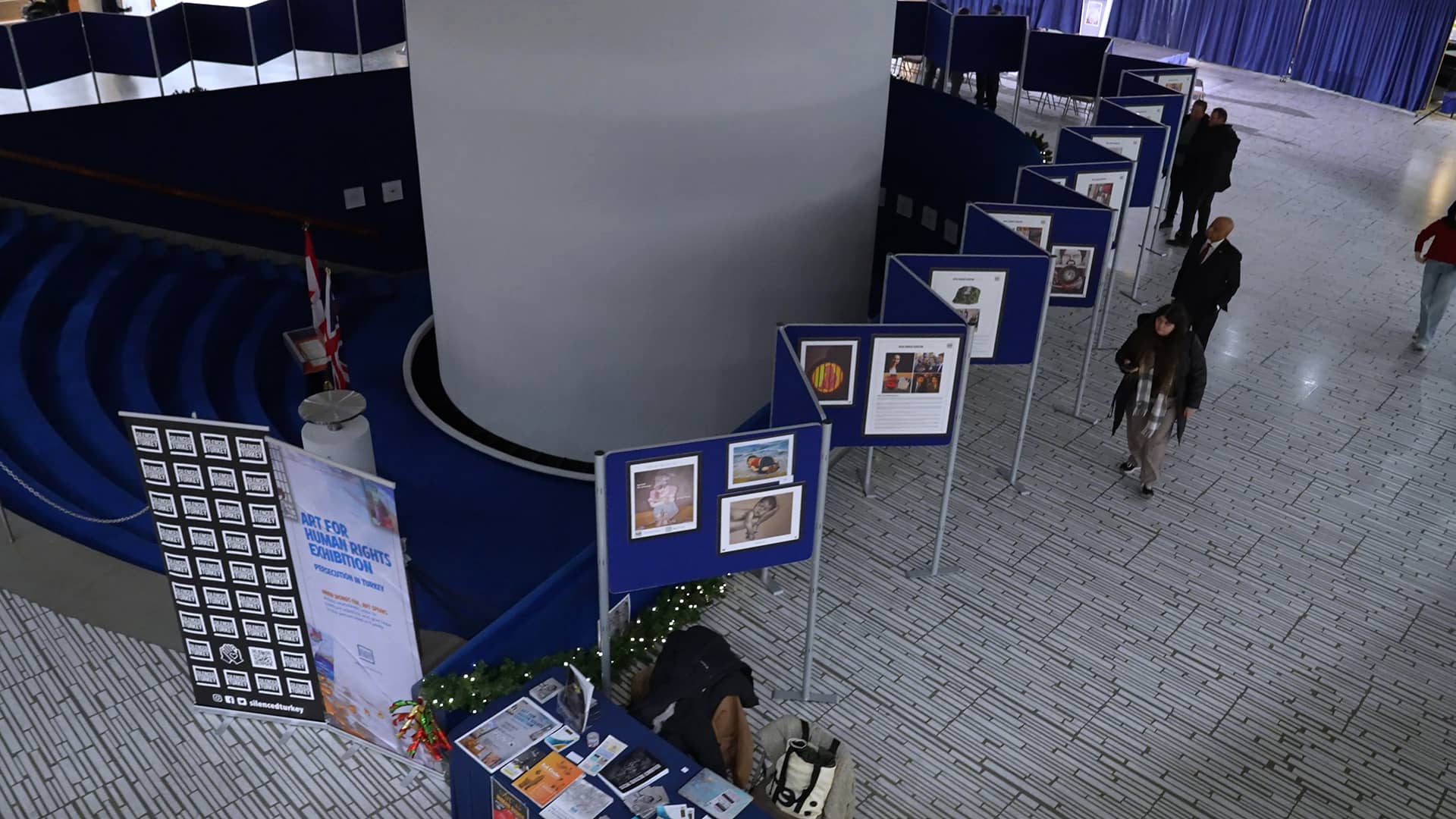 Art for Human Rights Exhibition — Toronto City Hall