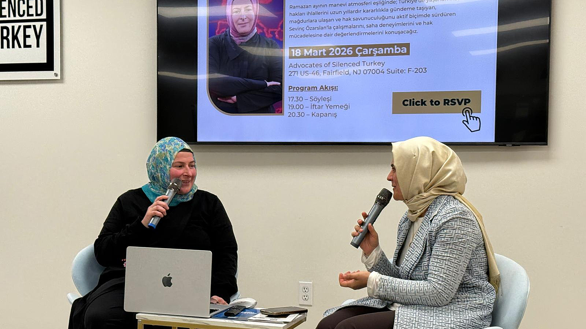 Journalist Sevinç Özarslan Speaks at AST Event Hall “Courage is Essential in the Struggle for Human Rights”